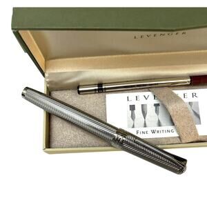 NEW | LEVENGER True Writer Element Etched Guilloche Pattern Rollerball Pen